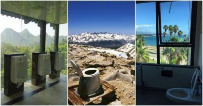 15 общественных туалетов с фантастическим видом, в которых хочется оставаться как можно дольше