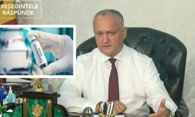 Президент Молдавии готов испытать российскую вакцину от Covid-19 на себе