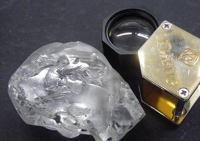 Алмаз весом 442 карата нашли в африканском королевстве
