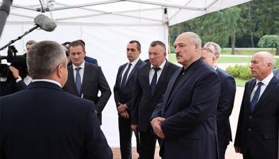Президент посещает агрокомбинат «Дзержинский»
