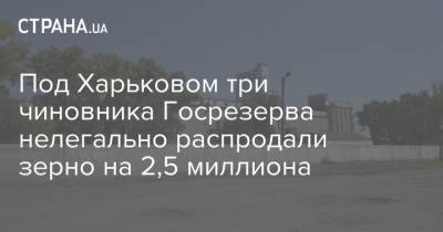 Под Харьковом три чиновника Госрезерва нелегально распродали зерно на 2,5 миллиона