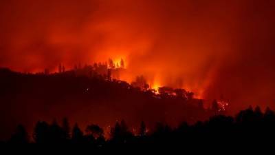 В США вспыхнули масштабные лесные пожары, есть погибшие