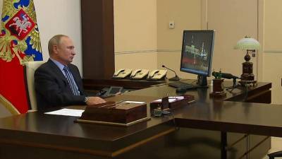 Владимир Путин провел совещание с постоянными членами Совета Безопасности РФ
