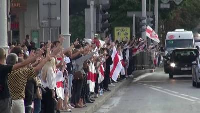 В Белоруссии прошли акции как сторонников, так и оппонентов действующего президента