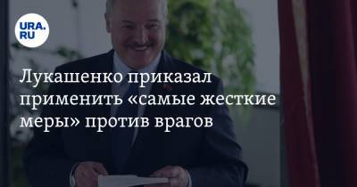 Лукашенко приказал применить «самые жесткие меры» против врагов