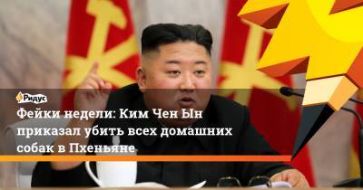 Фейки недели: Ким Чен Ын приказал убить всех домашних собак в Пхеньяне