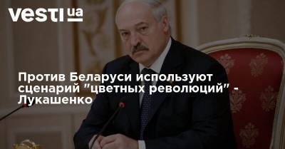 Против Беларуси используют сценарий "цветных революций" - Лукашенко