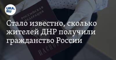 Стало известно, сколько жителей ДНР получили гражданство России