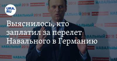 Выяснилось, кто заплатил за перелет Навального в Германию