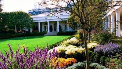 Первая леди США отреставрировала Розовый сад Белого дома