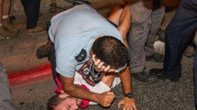 Марш протеста против Нетаниягу в Иерусалиме закончился столкновением с полицией