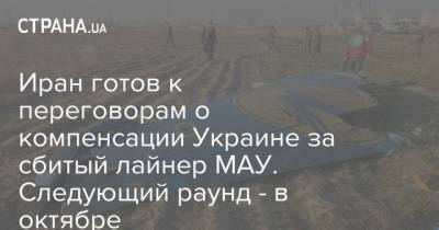 Иран готов к переговорам о компенсации Украине за сбитый лайнер МАУ. Следующий раунд - в октябре