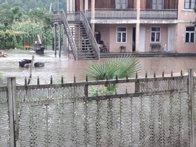 В муниципалитете Цаленджиха несколько хозяйств пострадали из-за наводнения
