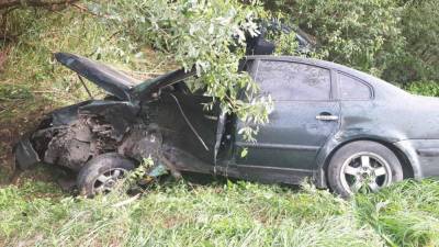 В Тверской области непристегнутый водитель получил тяжелые травмы