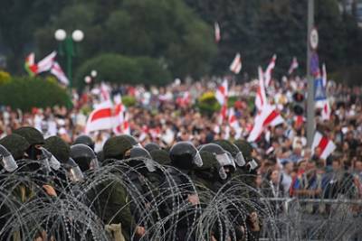Оценено число участников акций протеста в Белоруссии