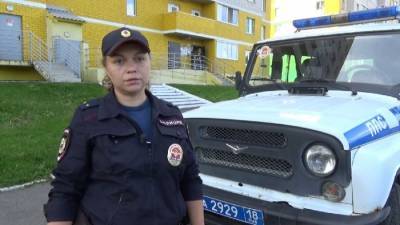 Сотрудник полиции в Удмуртии спасла 13-летнюю девочку от падения с 17 этажа