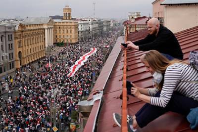 МВД Белоруссии насчитало 20 тысяч участников акции протеста в Минске
