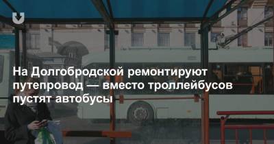 На Долгобродской ремонтируют путепровод — вместо троллейбусов пустят автобусы