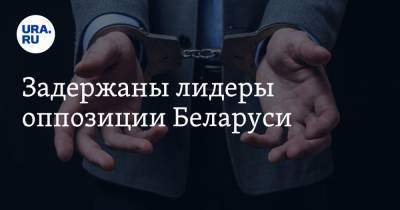 Задержаны лидеры оппозиции Беларуси