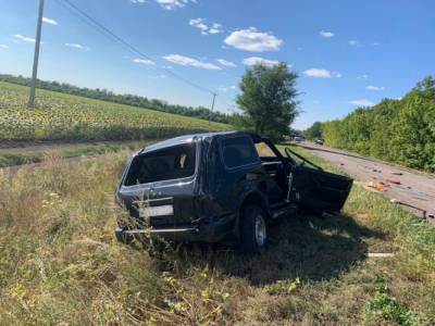 Пьяный водитель «Нивы» перевернулся в Воронежской области: погиб пассажир