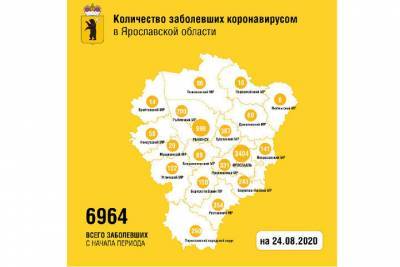 COVID-19: в Ярославской области выздоровевших вновь меньше, чем заболевших