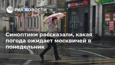 Синоптики рассказали, какая погода ожидает москвичей в понедельник