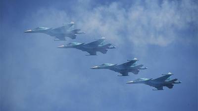 Названы сроки отправки модернизированных истребителей Су-34М в ВКС