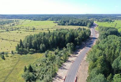 В Выборгском районе завершается капремонт трассы Выборг-Светогорск