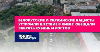 Белорусские и украинские нацисты устроили шествие в Киеве: Обещали...