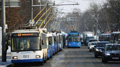 Безбилетная пассажирка избила кондуктора троллейбуса в Петербурге