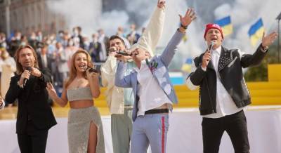 Песни "Бумбокса" и "Океана Эльзы" исполнили на торжествах в Киеве без разрешения