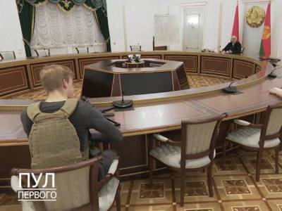 На сыне Лукашенко, вероятно, был надет шлем НАТО – СМИ