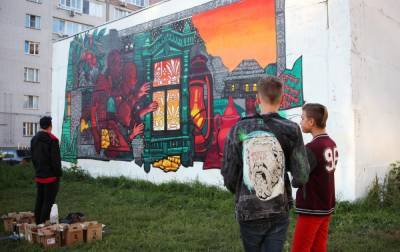 Уличные художники со всей России создали около 30 арт-объектов в Нижнем Новгороде