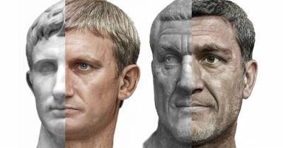 Дизайнер и машина «оживили» статуи римских императоров