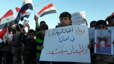 Сирия новости 24 августа 16.30: протесты жителей на границе Идлиба и Алеппо