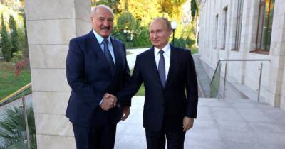 Путин и Лукашенко договорились испытать вакцину от COVID на белорусах