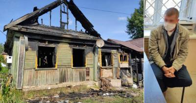 Сожженным домом ответил на разбитое сердце житель Костромы
