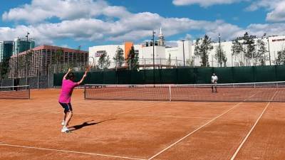 В парке на Ходынке вновь открыты теннисные корты