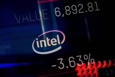 Intel стала наиболее популярной в первый день торгов акциями США на Мосбирже