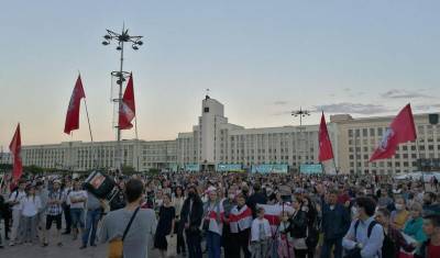 В Минске вновь начались задержания протестующих