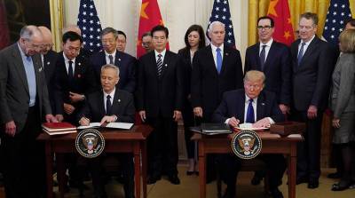 Стивен Мнучин - Лю Хэ - Роберт Лайтхайзер - США и Китай видят прогресс по первой фазе торговой сделки - belta.by - Китай - США - Минск
