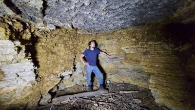 Липчанин нашел неизвестные подземные каменоломни близ Скорняково
