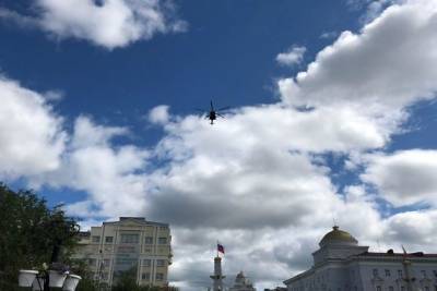 Истребители и вертолёты пролетели над Читой из-за плановой подготовки — видео
