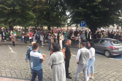 Украинские бизнесмены вышли на протест против ужесточения карантина