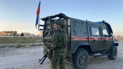 Двое российских военных получили контузии при обстреле патруля в Сирии