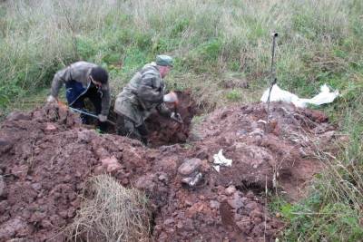 В котловане в Тверской области нашли останки двух советских военных
