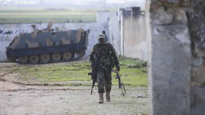 При обстреле патруля в Сирии контужены двое российских военных