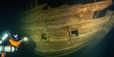 В Финском заливе дайверы обнаружили затонувший корабль 17 века