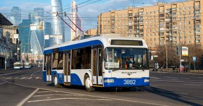 В Москве полностью прекращено движение троллейбусов
