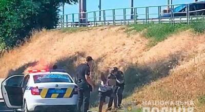 В Полтаве иностранец угнал автомобиль с двумя детьми (фото)